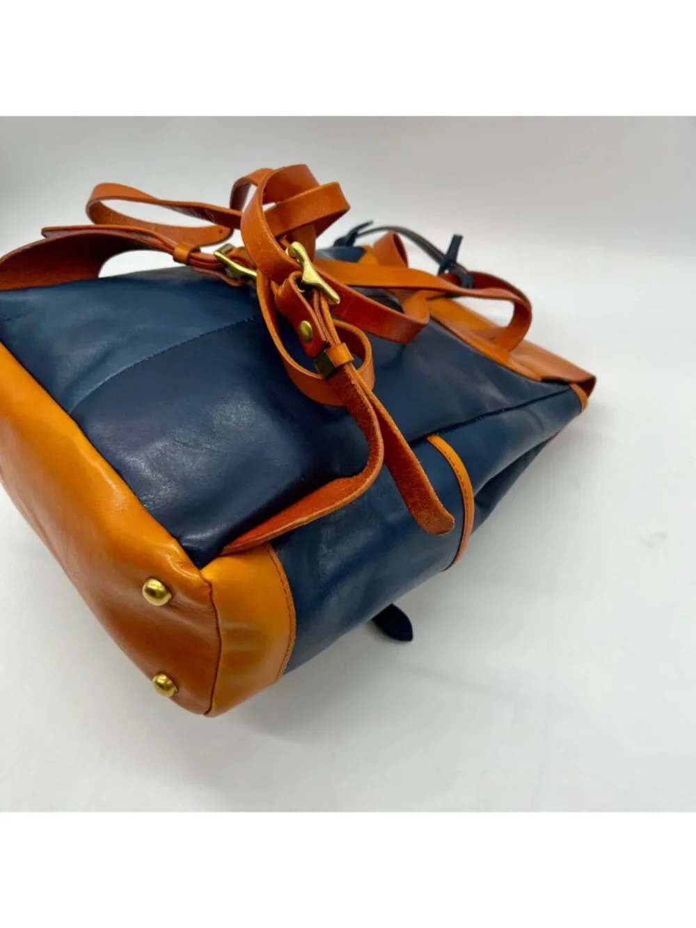 Old Trend Blue Genuine Leather Out West Backpack